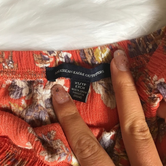 Orange Floral Dress - Picture 4 of 4